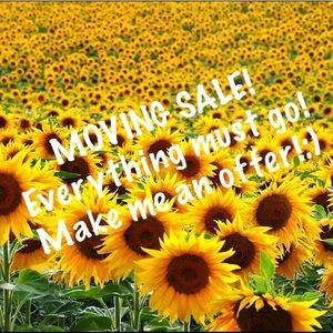 MOVING SALE! EVERYTHING MUST GO!